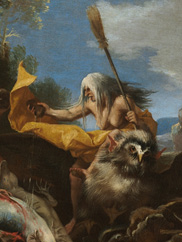 Scene with Witches: Day (detail), 1645–1649. Salvator Rosa (Italian, 1615-1673). Oil on canvas; w: 54.5 cm. Purchase from the J. H. Wade Fund 1977.37.2