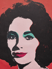 Liz (detail), 1998.409. © The Andy Warhol Foundation for the Visual Arts, Inc. / ARS, New York