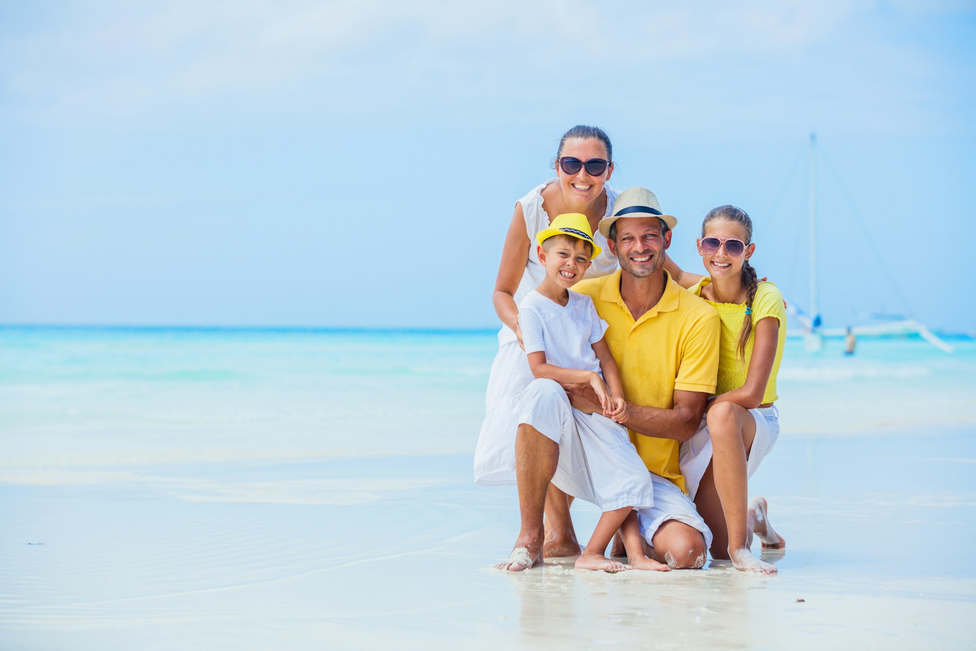 Family beach