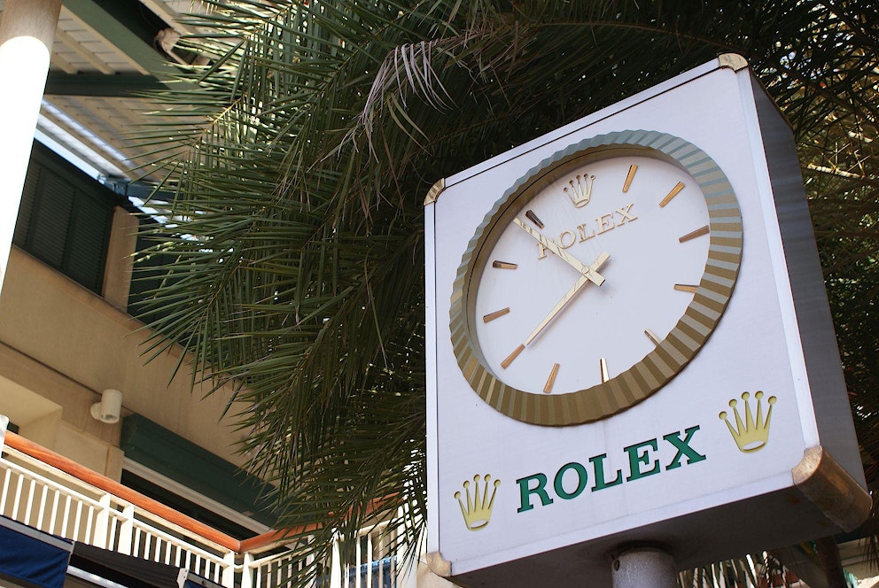 Rolex clock time