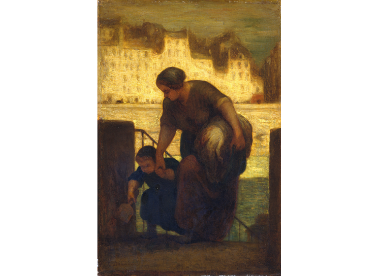 The Laundress, 1863? Honoré Daumier 